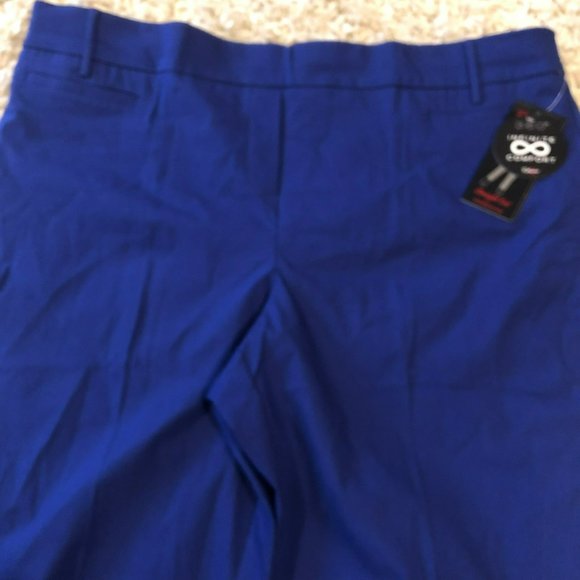 NWT Rekucci Curvy Woman Straight Cut Pants Plus Sz W24 Tummy Control Comfort - Picture 3 of 6